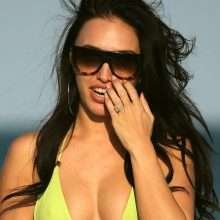 Bre Tiesi en bikini à Miami