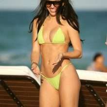 Bre Tiesi en bikini à Miami
