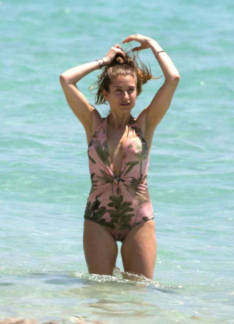 Cathy Hummels en bikini à Miami