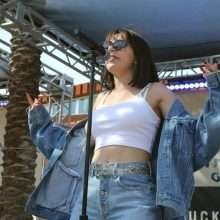 Charli XCX en concert à Palm Springs