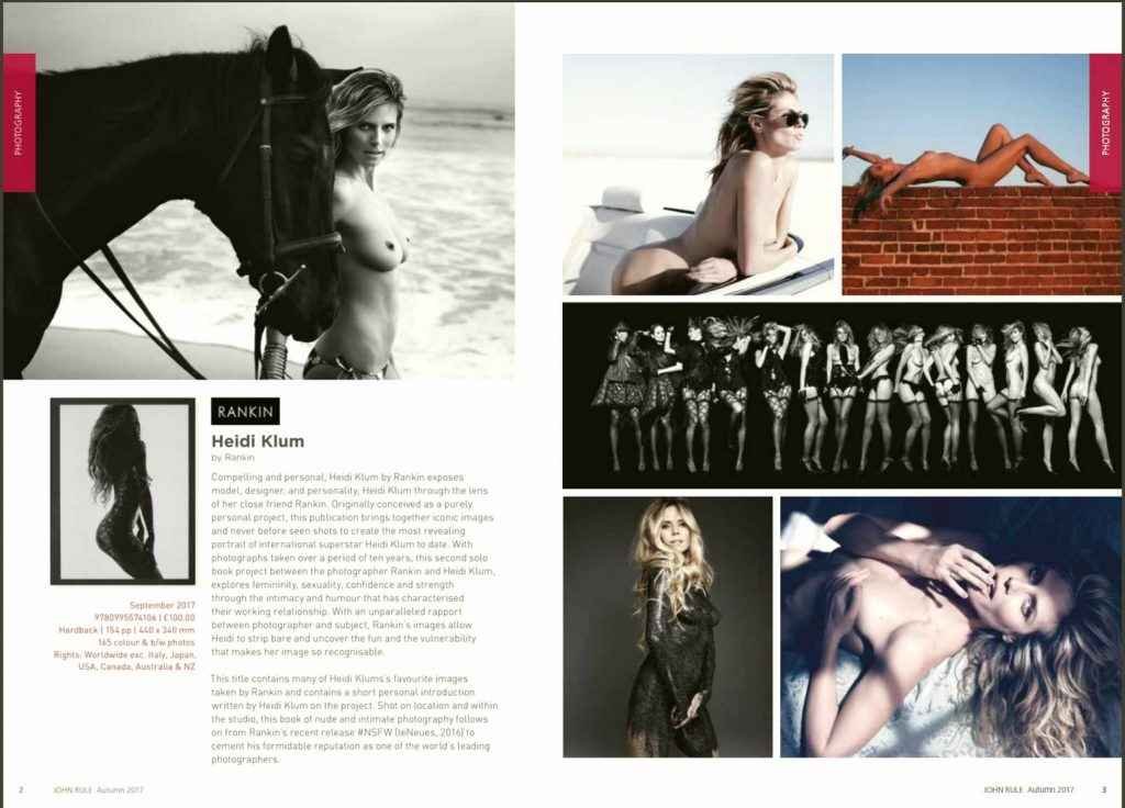 Heidi Klum pose seins nus dans Maxim