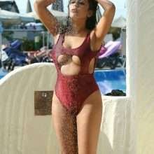 Sophie Kasei en maillot de bain en Turquie