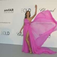 Alessandra Ambrosio sans soutien-gorge au gala Amfar