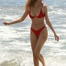 Blanca Blanco en bikini à Malibu
