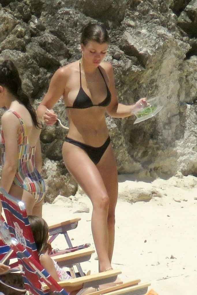 Sofia Richie en bikini à Saint-Barthélémy