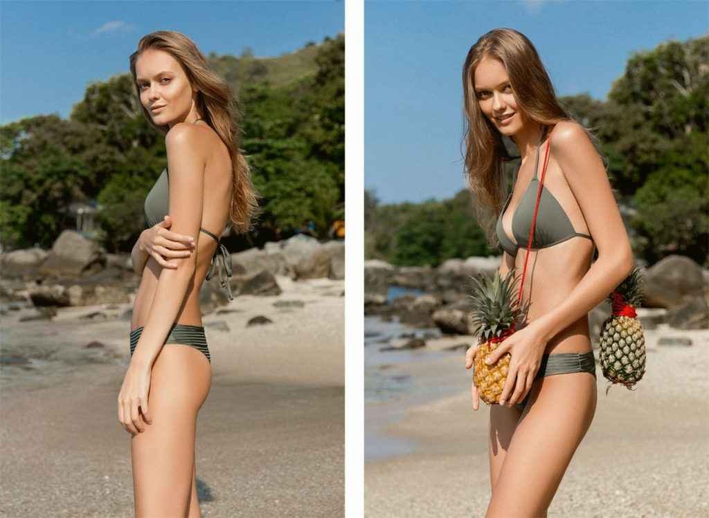 Alessia Merz en bikini à Phuket