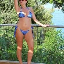 Imogen Thomas en bikini en Grèce