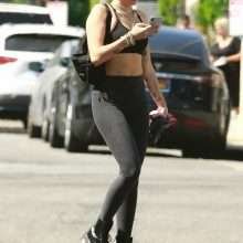 Miley Cyrus en collants à Los Angeles