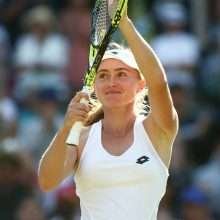 Aliaksandra Sasnovich à Wimbledon 2018