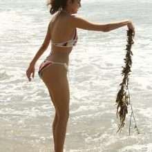 Blanca Blanco en bikini sur les plages de Malibu