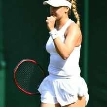 Eugénie Bouchard à Wimbledon 2018
