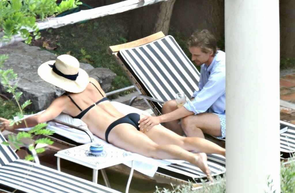 Maria Sharapova en bikini à Positano