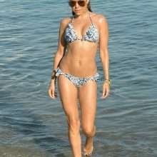 Sylvie Meis en bikini à Mykonos