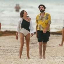 Elizabeth Olsen en maillot de bain au Mexique