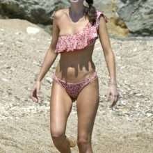 Marica Pellegrinelli en bikini à Mykonos