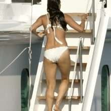 Michelle Rodriguez en bikini sur un Yacht à Porto Cervo