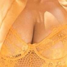 Amber Rose pose en lingerie transparente