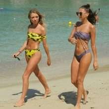 Georgia Harrison en bikini à Ibiza
