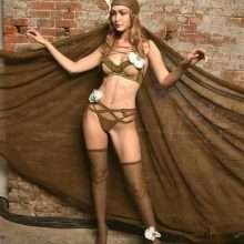 Gigi Hadid en petite culotte à la Fashion Week de New-York