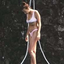 Irina Shayk en bikini à Positano