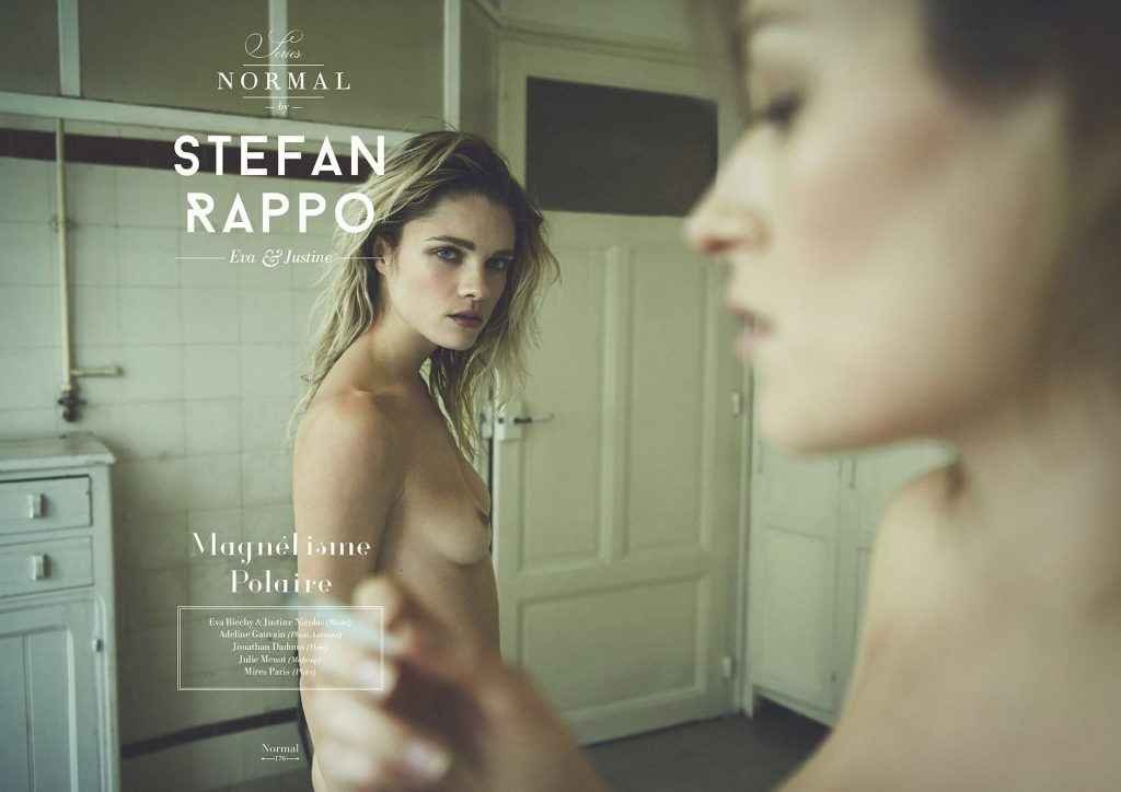 Eva Biechy et Justine Nicolas nues dans Normal Magazine