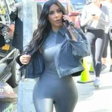 Kim Kardashian en Spandex à Tribeca