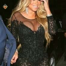 Mariah Carey les fesses à l'air et le décolleté ouvert