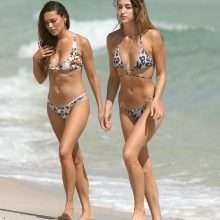 Chelcie May et Melodie de la Fe en bikini à Miami