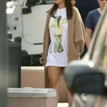 Selena Gomez pieds nus à Studio City