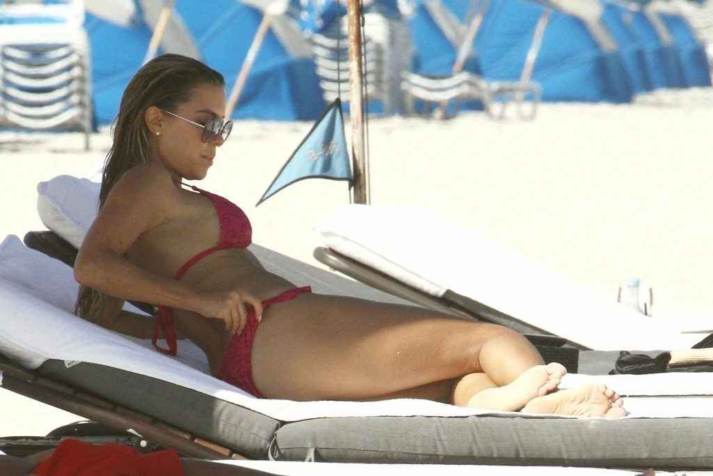 Sylvie Meis toujours en bikini à Miami