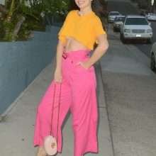 Natasha Blasick sans soutien-gorge à Beverly Hills