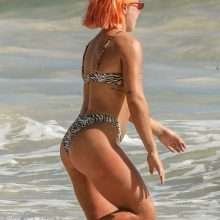 Jess Woodley en bikini à Tulum