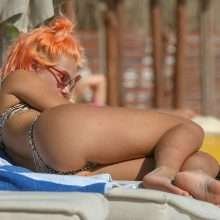 Jess Woodley en bikini à Tulum