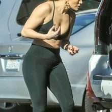 Jennifer Lopez en collants à Venice Beach