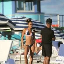 Joan Smalls en bikini à Miami