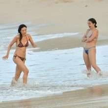 Wendi Deng Murdoch en bikini à Saint-Barthélémy