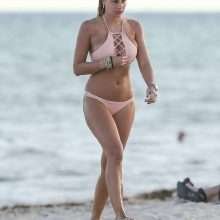 Francesca Brambilla en bikini à Miami