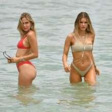 Joy Corrigan et Marlaina Pate en bikini à Miami
