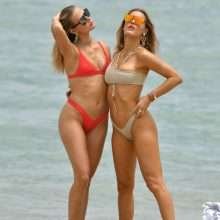 Joy Corrigan et Marlaina Pate en bikini à Miami