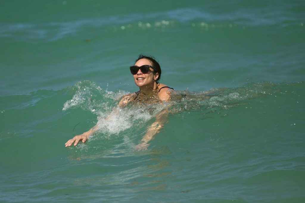 Lilly Becker toujours en bikini à Miami Beach