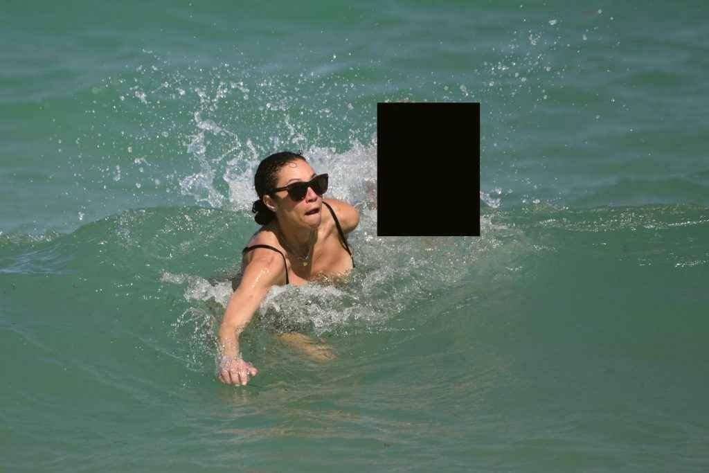 Lilly Becker toujours en bikini à Miami Beach