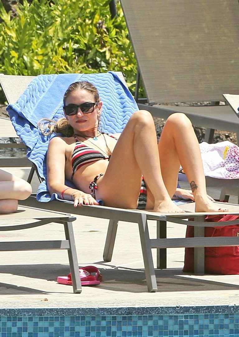 Drea de Matteo en bikini à Hawaii