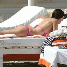 Elisabetta Gregoraci en bikini au Twiga Beach Club