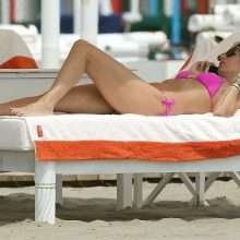 Elisabetta Gregoraci en bikini au Twiga Beach Club