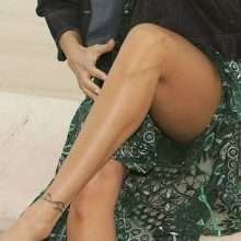 Oups !! Sous la jupe d'Isabeli Fontana à Cannes