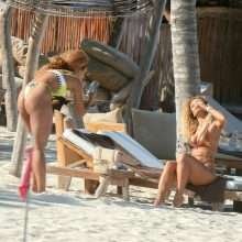 Jena Frumes et Jilly Anais en bikini au Mexique