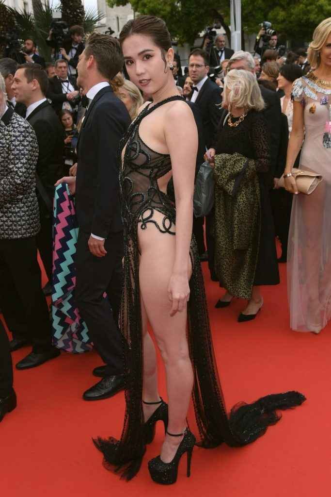 Ngoc Thrin à moitié nue au 72eme Festival de Cannes
