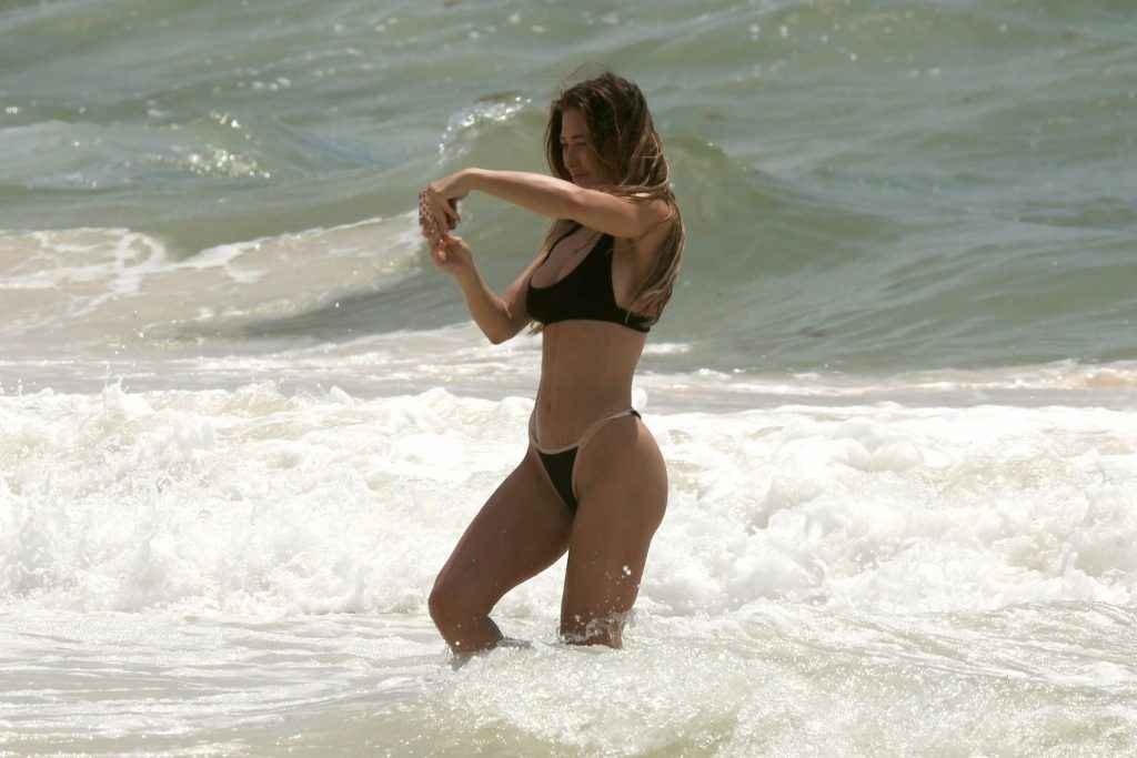 Stefanie Knight en bikini à Tulum