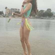 Blanca Blanco en maillot de bain à Los Angeles