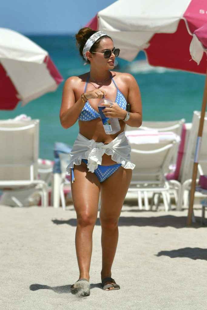 Courtney Green en bikini à Miami Beach